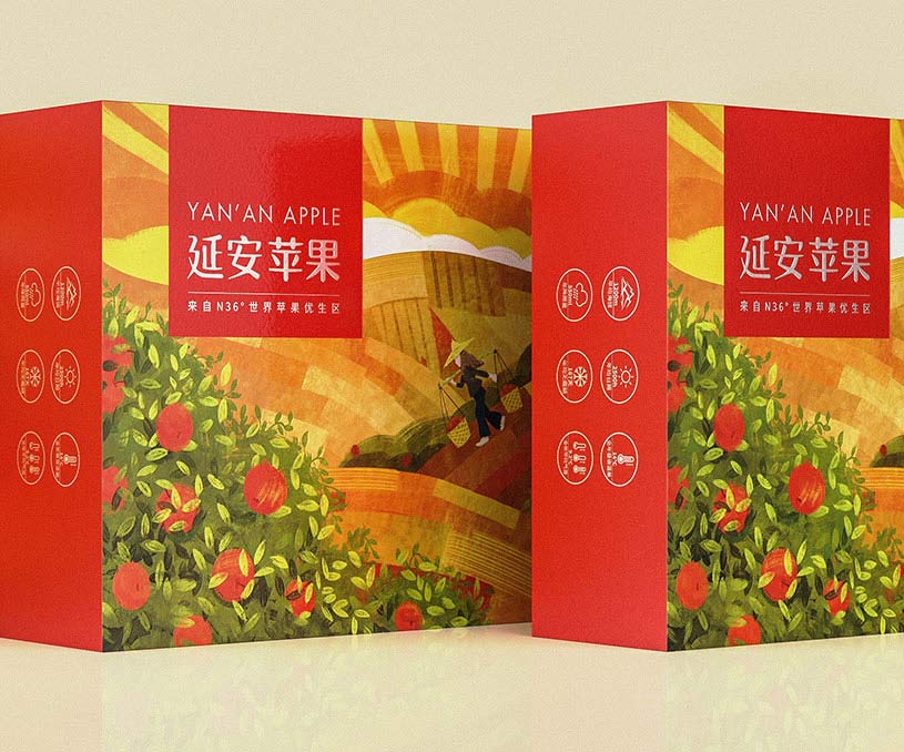 延安苹果&曦范尔 | 延安苹果包装策划设计